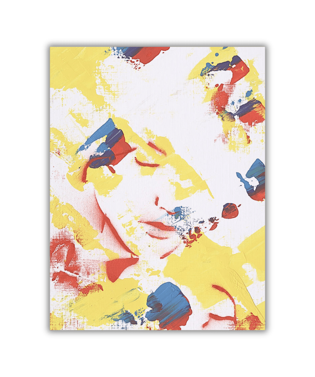 Thoughtful Motion Face Fine ART Print - Lilian Schade Art