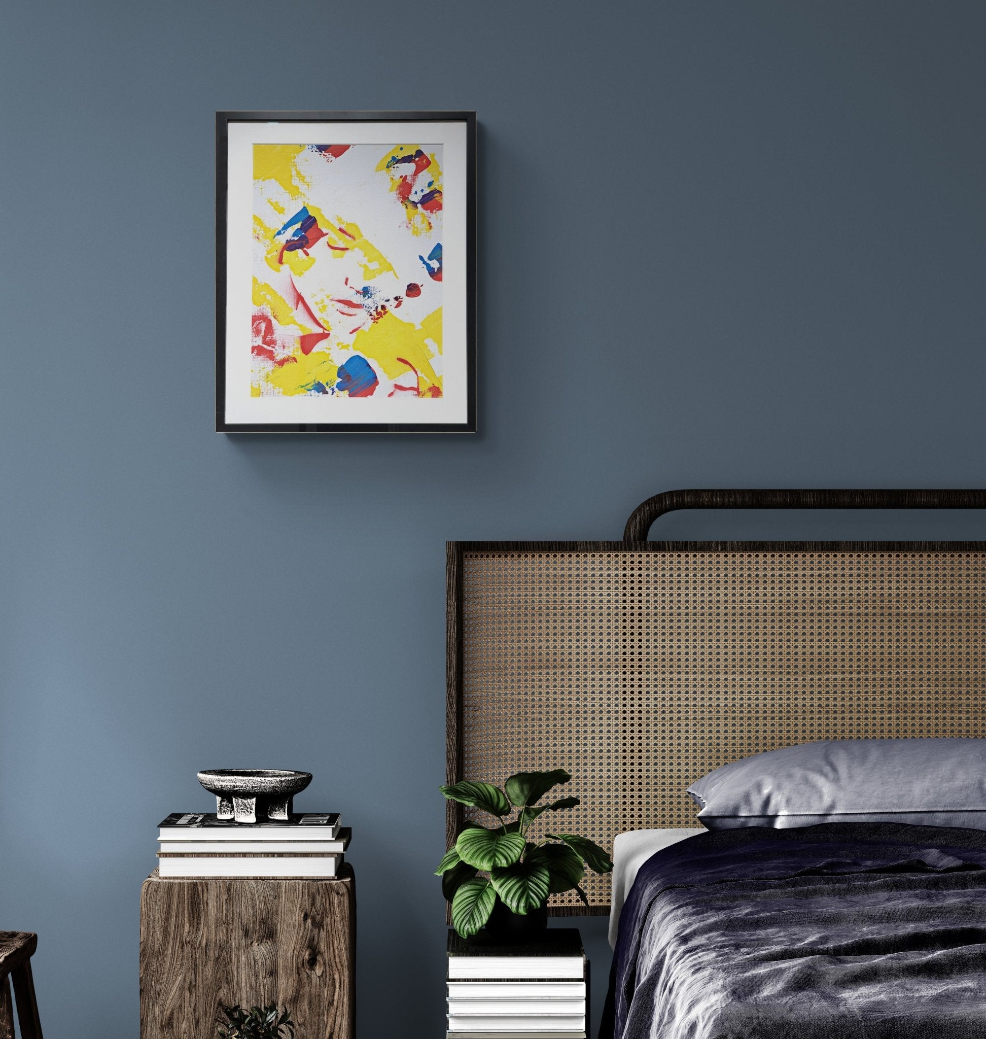 Thoughtful Motion Face Fine ART Print - Lilian Schade Art