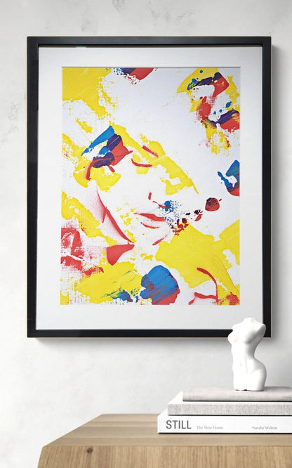 Thoughtful Motion Face Fine ART Print - Lilian Schade Art